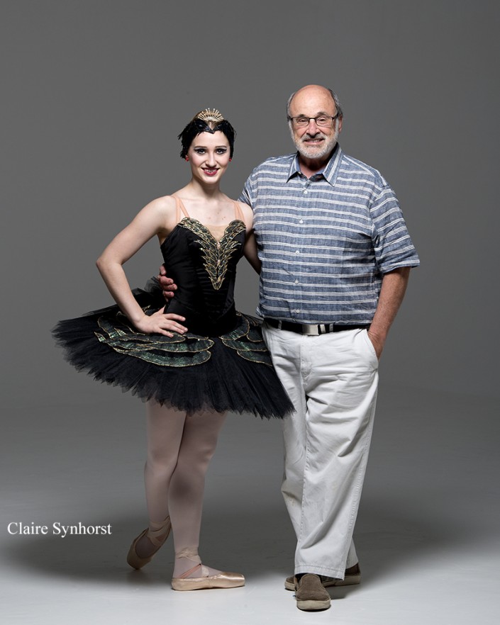 Private Photography Sessions with Gene Schiavone always include a photo of dancer and Gene.